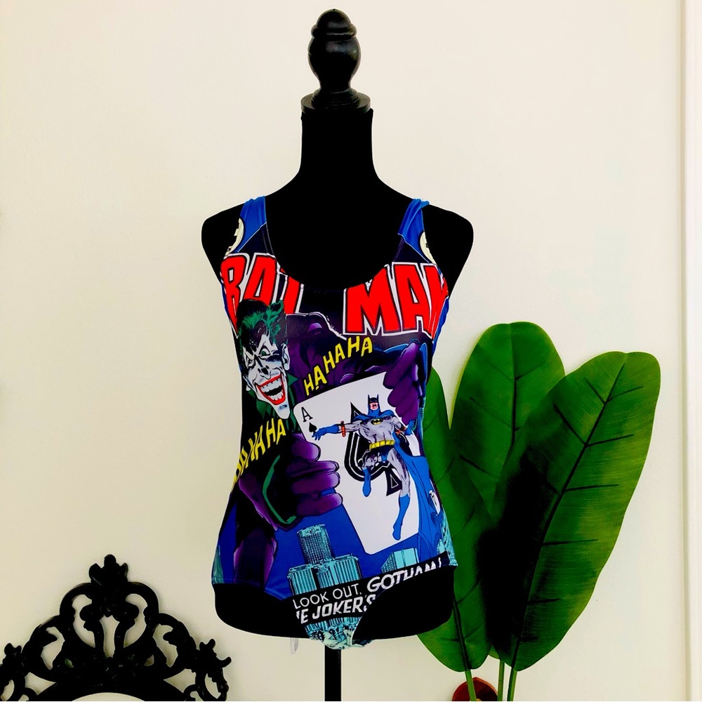 *RARE* Batman Joker Comic Bathing Suit